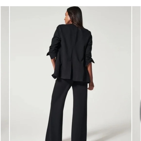 NWT - Spanx The Perfect Collarless Blazer - Black - M - Picture 3 of 6